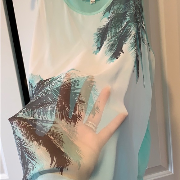 Two by Vince Camuto Mint colored Tank size XL - Picture 3 of 5